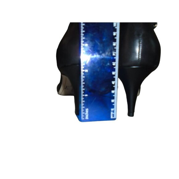 Karl Lagerfeld Paris Dixie Clear Kitten Heel Ankle Strap  7M - Picture 6 of 10